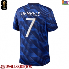 Frankrike Ousmane Dembele #7 Hemmatröja VM 2026 Kortärmad
